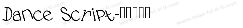 Dance Script字体转换